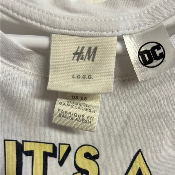 H&M White Graphic T-Shirt with Superheroes - Picture 3 of 5